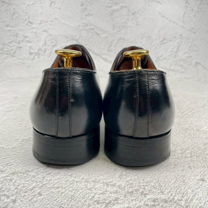J.M. WESTON ジェイエムウエストン 300 CAP TOE OXFORD キャップトゥ オックスフォード ストレート 内羽根 黒 ブラック UK7.5 C / 24～24.5cm相当（着用感）【W3556】