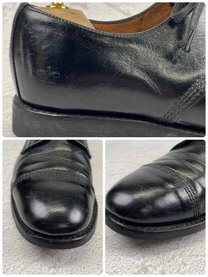 SANDERS サンダース 1467B Military Derby JOURNAL STANDARD別注 ミリタリーダービー ストレート 外羽根 黒 ブラック UK7.5 / 26.5cm【W3554】