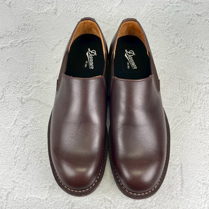 【極美品】Danner ダナー D212111 CARMAN カーマン ローカット サイドゴア 茶 ブラウン US9 / 27.0cm【W3563】