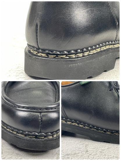【美品】Paraboot パラブーツ MICHAEL ミカエル チロリアン 黒 ブラック 43 / 27.5cm〜28.0cm【Ｗ3562】