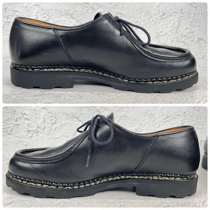 【美品】Paraboot パラブーツ MICHAEL ミカエル チロリアン 黒 ブラック 43 / 27.5cm〜28.0cm【Ｗ3562】