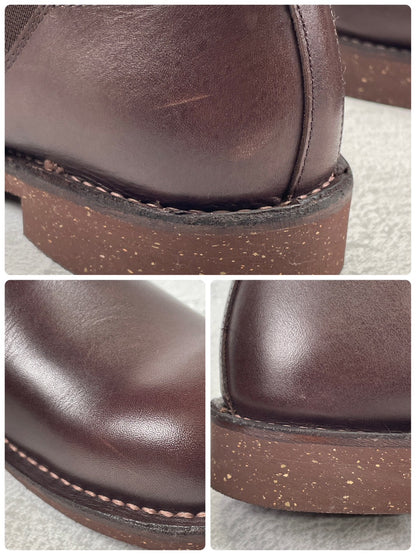 【極美品】Danner ダナー D212111 CARMAN カーマン ローカット サイドゴア 茶 ブラウン US9 / 27.0cm【W3563】