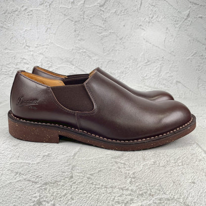 【極美品】Danner ダナー D212111 CARMAN カーマン ローカット サイドゴア 茶 ブラウン US9 / 27.0cm【W3563】