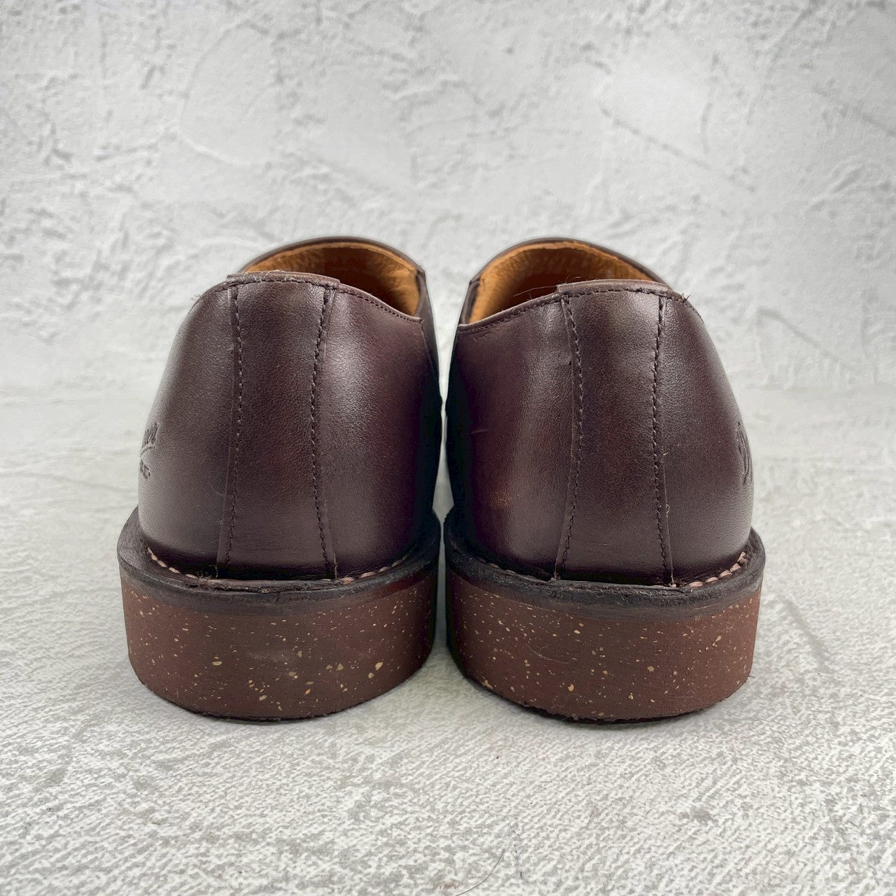 【極美品】Danner ダナー D212111 CARMAN カーマン ローカット サイドゴア 茶 ブラウン US9 / 27.0cm【W3563】
