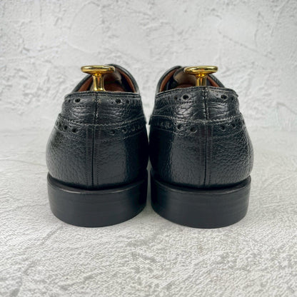 【2都市 旧旧チャーチ】Church's チャーチ ウイング 外羽根 黒 ブラック UK5.5相当 / 24.0cm【W3570】