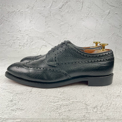 【2都市 旧旧チャーチ】Church's チャーチ ウイング 外羽根 黒 ブラック UK5.5相当 / 24.0cm【W3570】
