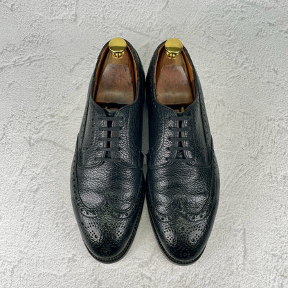 【2都市 旧旧チャーチ】Church's チャーチ ウイング 外羽根 黒 ブラック UK5.5相当 / 24.0cm【W3570】