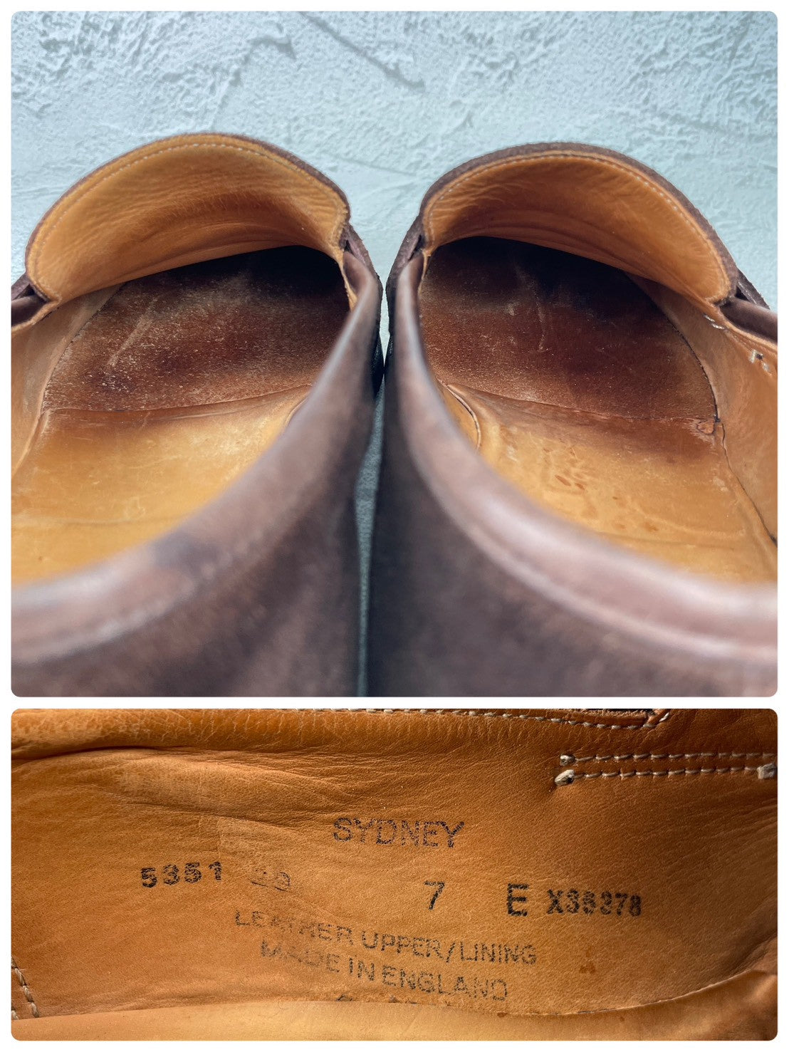 Crockett&Jones クロケット＆ジョーンズ SYDNEY シドニー コインローファー スエード 茶 ブラウン UK7 / 25.5cm【Ｗ3568】