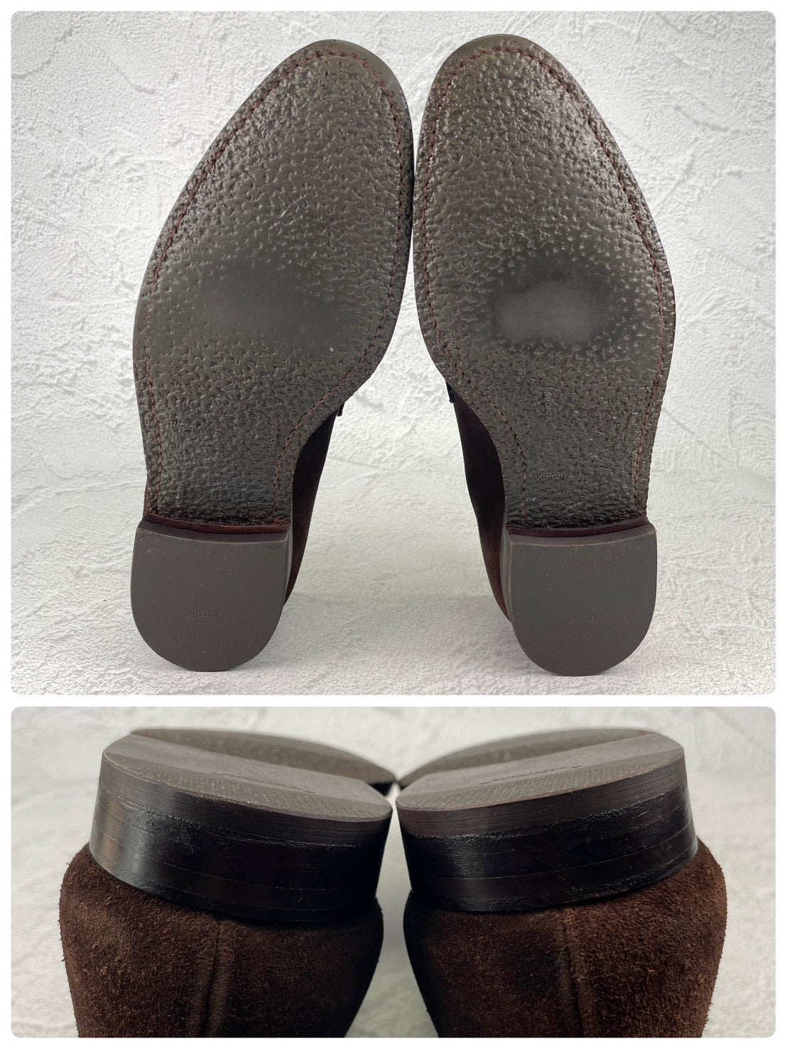 Crockett&Jones クロケット＆ジョーンズ SYDNEY シドニー コインローファー スエード 茶 ブラウン UK7 / 25.5cm【Ｗ3568】