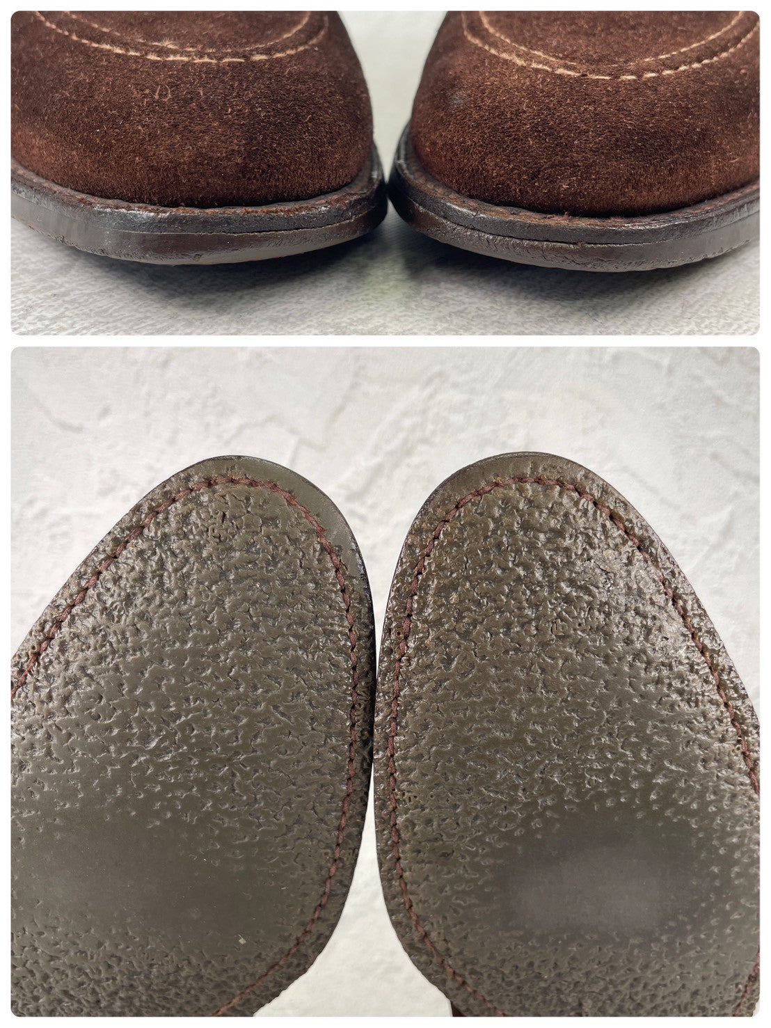 Crockett&Jones クロケット＆ジョーンズ SYDNEY シドニー コインローファー スエード 茶 ブラウン UK7 / 25.5cm【Ｗ3568】