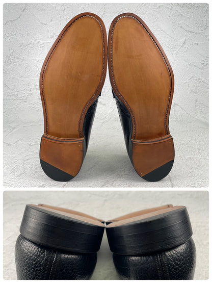 【2都市 旧旧チャーチ】Church's チャーチ ウイング 外羽根 黒 ブラック UK5.5相当 / 24.0cm【W3570】
