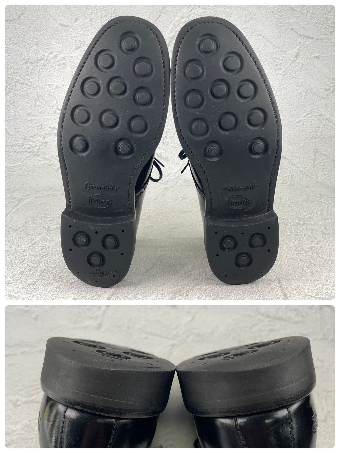 SANDERS サンダース MILITARY DERBY SHOE 1384B ミリタリー ダービー シューズ 黒 ブラック UK5.5 / 24.5cm【W3567】