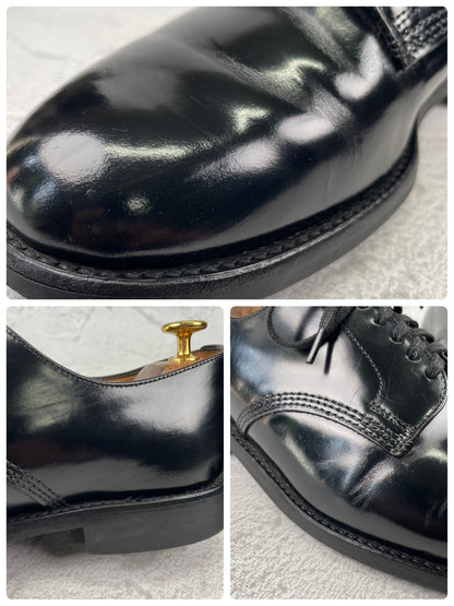 SANDERS サンダース MILITARY DERBY SHOE 1384B ミリタリー ダービー シューズ 黒 ブラック UK5.5 / 24.5cm【W3567】