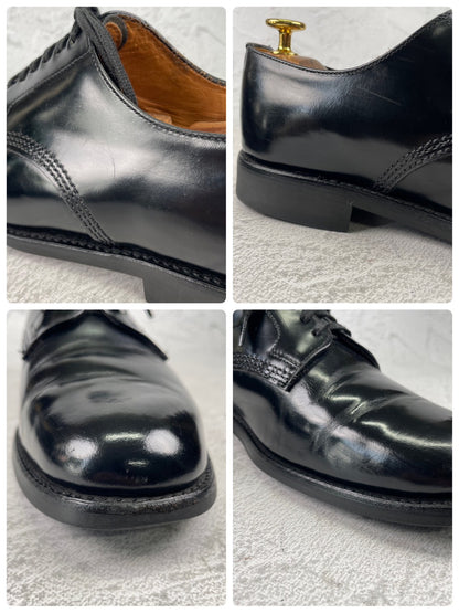 SANDERS サンダース MILITARY DERBY SHOE 1384B ミリタリー ダービー シューズ 黒 ブラック UK5.5 / 24.5cm【W3567】