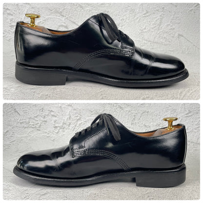 SANDERS サンダース MILITARY DERBY SHOE 1384B ミリタリー ダービー シューズ 黒 ブラック UK5.5 / 24.5cm【W3567】