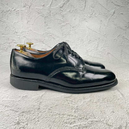 SANDERS サンダース MILITARY DERBY SHOE 1384B ミリタリー ダービー シューズ 黒 ブラック UK5.5 / 24.5cm【W3567】