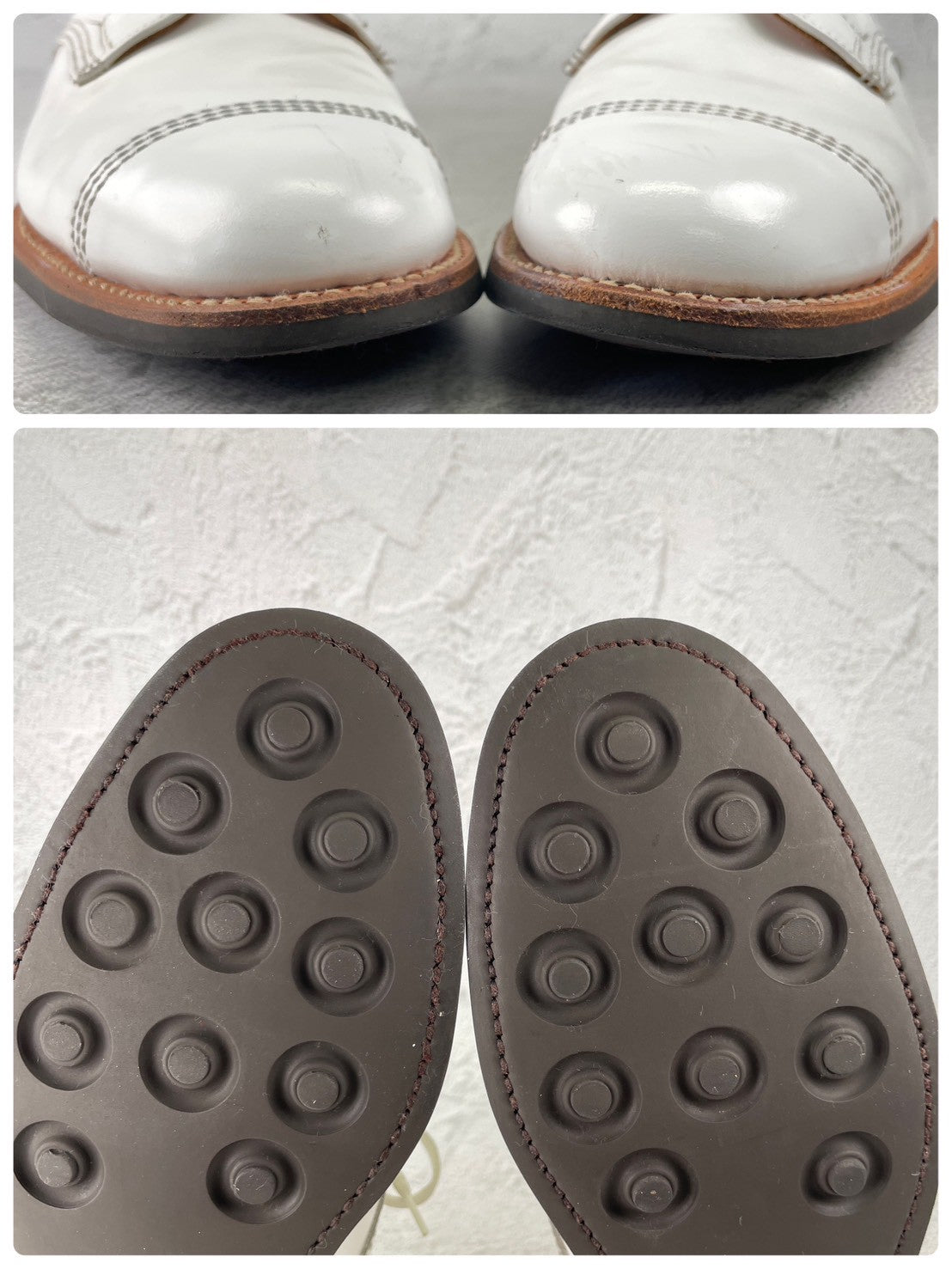 【夏の足元を彩る白靴】SANDERS サンダース MILITARY DERBY SHOE ミリタリー ダービーシューズ 白 ホワイト UK5 / 24〜24.5cm【Ｗ3566】