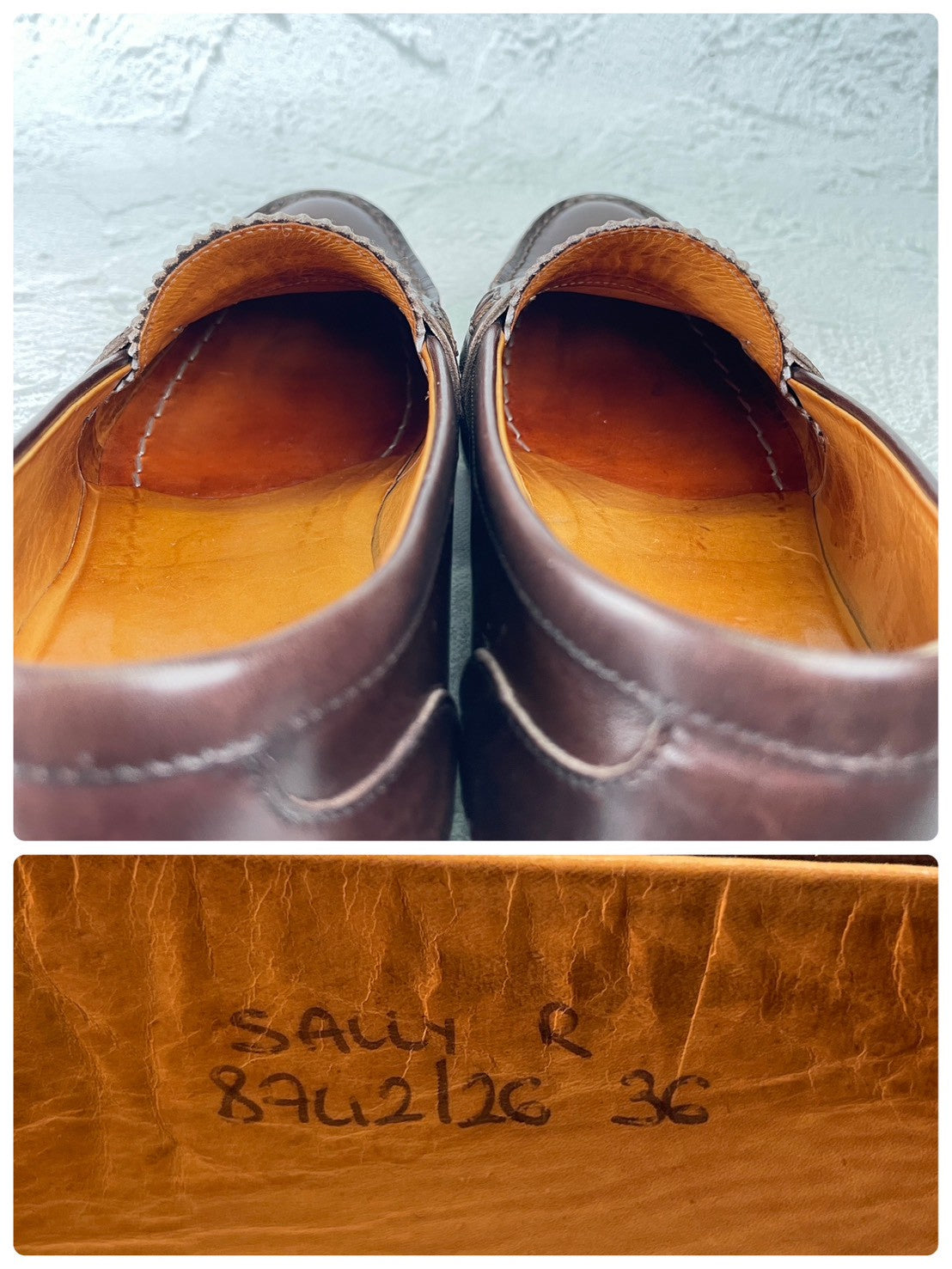 【クラシックな気品と軽快さを】Church's チャーチ SALLY サリー コインローファー ビーフロール 茶 ブラウン EU36 / 23.0cm【Ｗ3565】