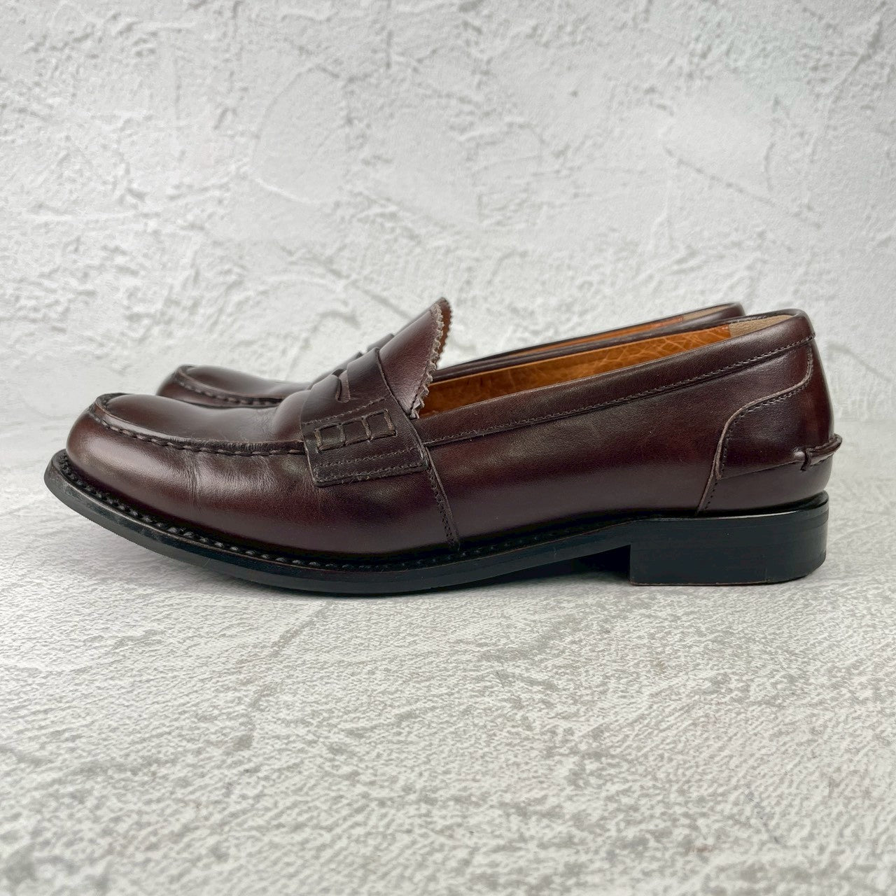 【クラシックな気品と軽快さを】Church's チャーチ SALLY サリー コインローファー ビーフロール 茶 ブラウン EU36 / 23.0cm【Ｗ3565】