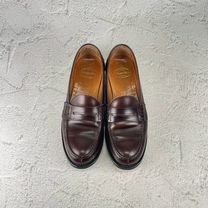 【クラシックな気品と軽快さを】Church's チャーチ SALLY サリー コインローファー ビーフロール 茶 ブラウン EU36 / 23.0cm【Ｗ3565】