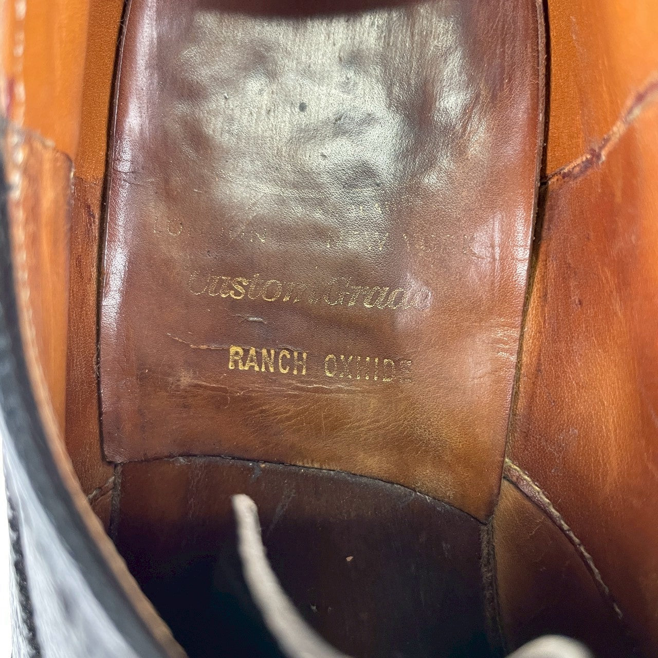 【2都市 旧旧チャーチ】Church's チャーチ ウイング 外羽根 黒 ブラック UK5.5相当 / 24.0cm【W3570】