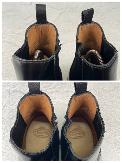 【大人の名作サイドゴアブーツ】Church's チャーチ Monmouth Wg モンマス Wg サイドゴアブーツ 黒 ブラック EU35.5 / 22.5cm【W3564】