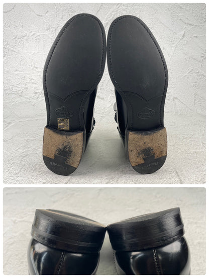 【大人の名作サイドゴアブーツ】Church's チャーチ Monmouth Wg モンマス Wg サイドゴアブーツ 黒 ブラック EU35.5 / 22.5cm【W3564】