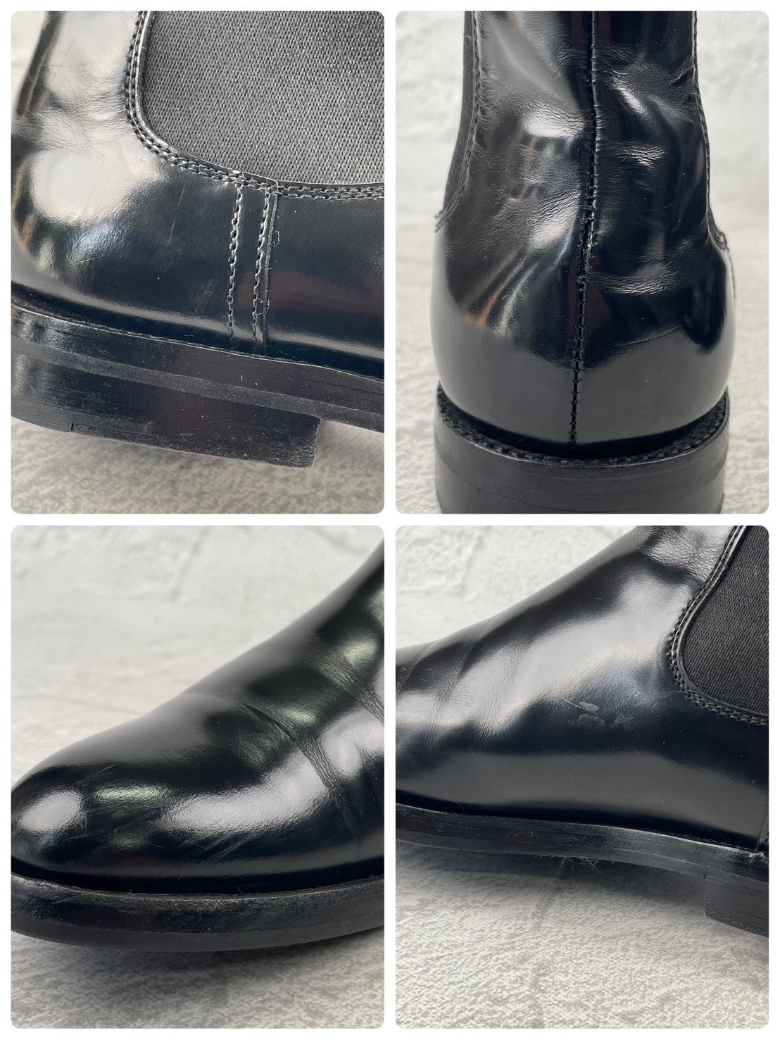 【大人の名作サイドゴアブーツ】Church's チャーチ Monmouth Wg モンマス Wg サイドゴアブーツ 黒 ブラック EU35.5 / 22.5cm【W3564】