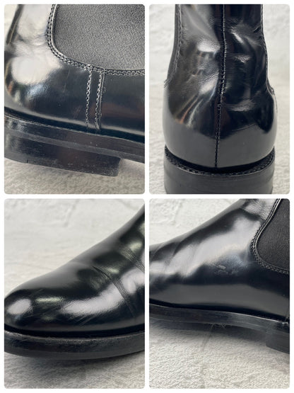【大人の名作サイドゴアブーツ】Church's チャーチ Monmouth Wg モンマス Wg サイドゴアブーツ 黒 ブラック EU35.5 / 22.5cm【W3564】