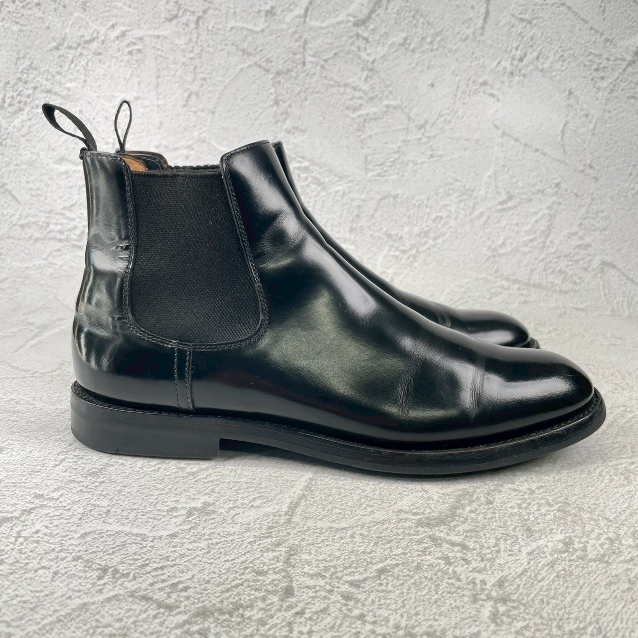 【大人の名作サイドゴアブーツ】Church's チャーチ Monmouth Wg モンマス Wg サイドゴアブーツ 黒 ブラック EU35.5 / 22.5cm【W3564】