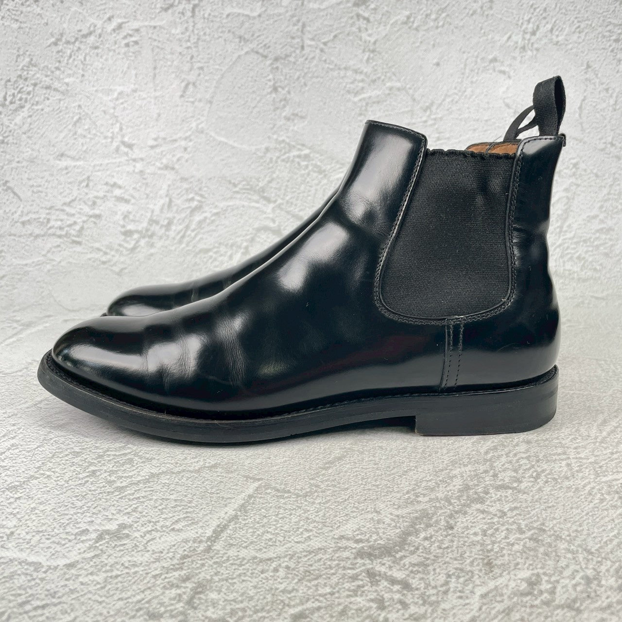 【大人の名作サイドゴアブーツ】Church's チャーチ Monmouth Wg モンマス Wg サイドゴアブーツ 黒 ブラック EU35.5 / 22.5cm【W3564】