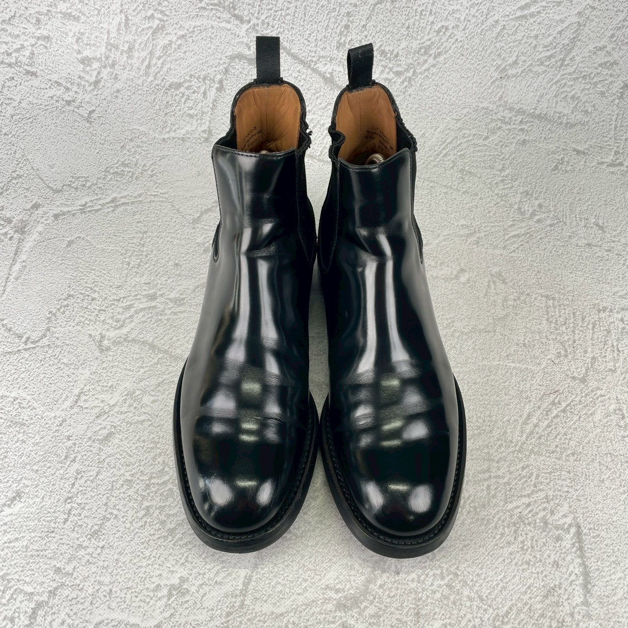 【大人の名作サイドゴアブーツ】Church's チャーチ Monmouth Wg モンマス Wg サイドゴアブーツ 黒 ブラック EU35.5 / 22.5cm【W3564】