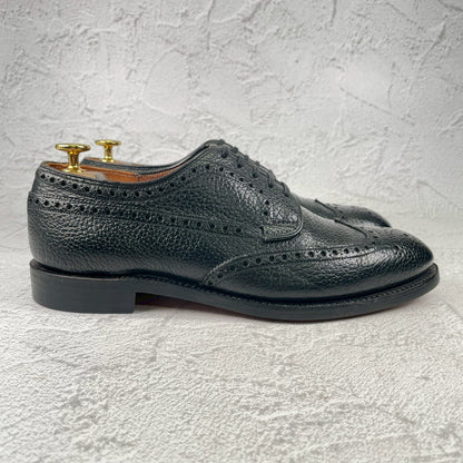 【2都市 旧旧チャーチ】Church's チャーチ ウイング 外羽根 黒 ブラック UK5.5相当 / 24.0cm【W3570】