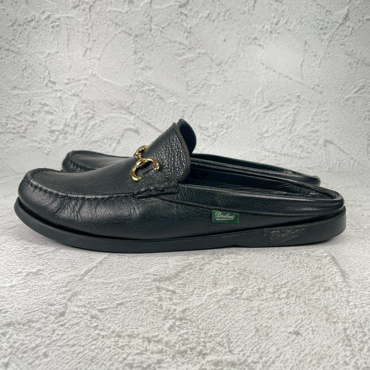 Paraboot パラブーツ BAHAMAS BIT MULE バハマ ビット ミュール UNITED ARROWS別注 黒 ブラック EU10 / 28.5cm【Ｗ3579】