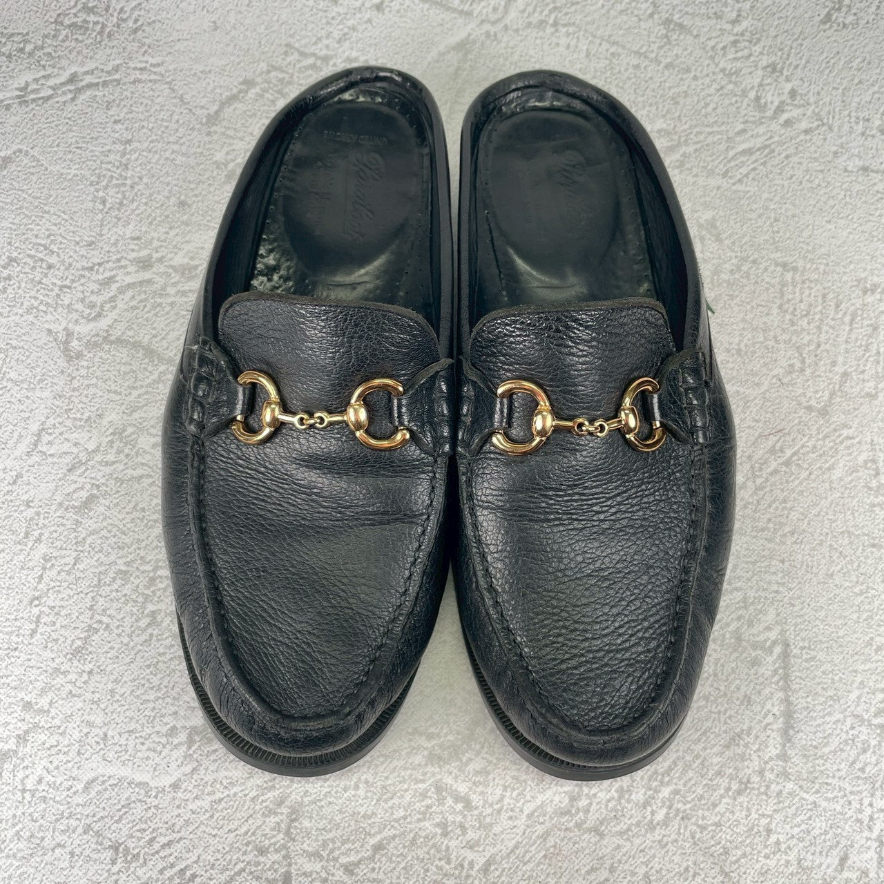 Paraboot パラブーツ BAHAMAS BIT MULE バハマ ビット ミュール UNITED ARROWS別注 黒 ブラック EU10 / 28.5cm【Ｗ3579】