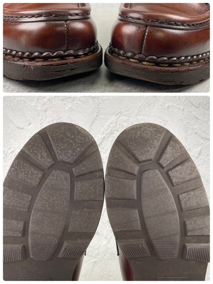 Paraboot パラブーツ REIMS ランス コインローファー 茶 ブラウン UK9.5 / 28.0cm【Ｗ3578】
