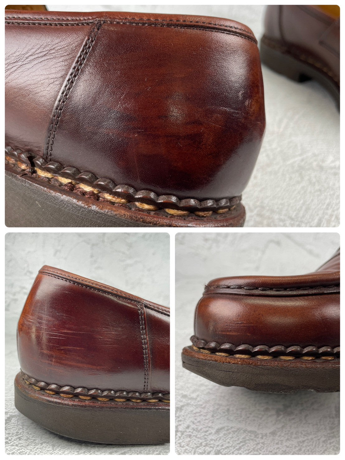 Paraboot パラブーツ REIMS ランス コインローファー 茶 ブラウン UK9.5 / 28.0cm【Ｗ3578】