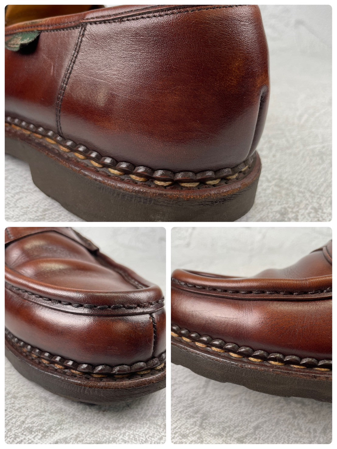 Paraboot パラブーツ REIMS ランス コインローファー 茶 ブラウン UK9.5 / 28.0cm【Ｗ3578】