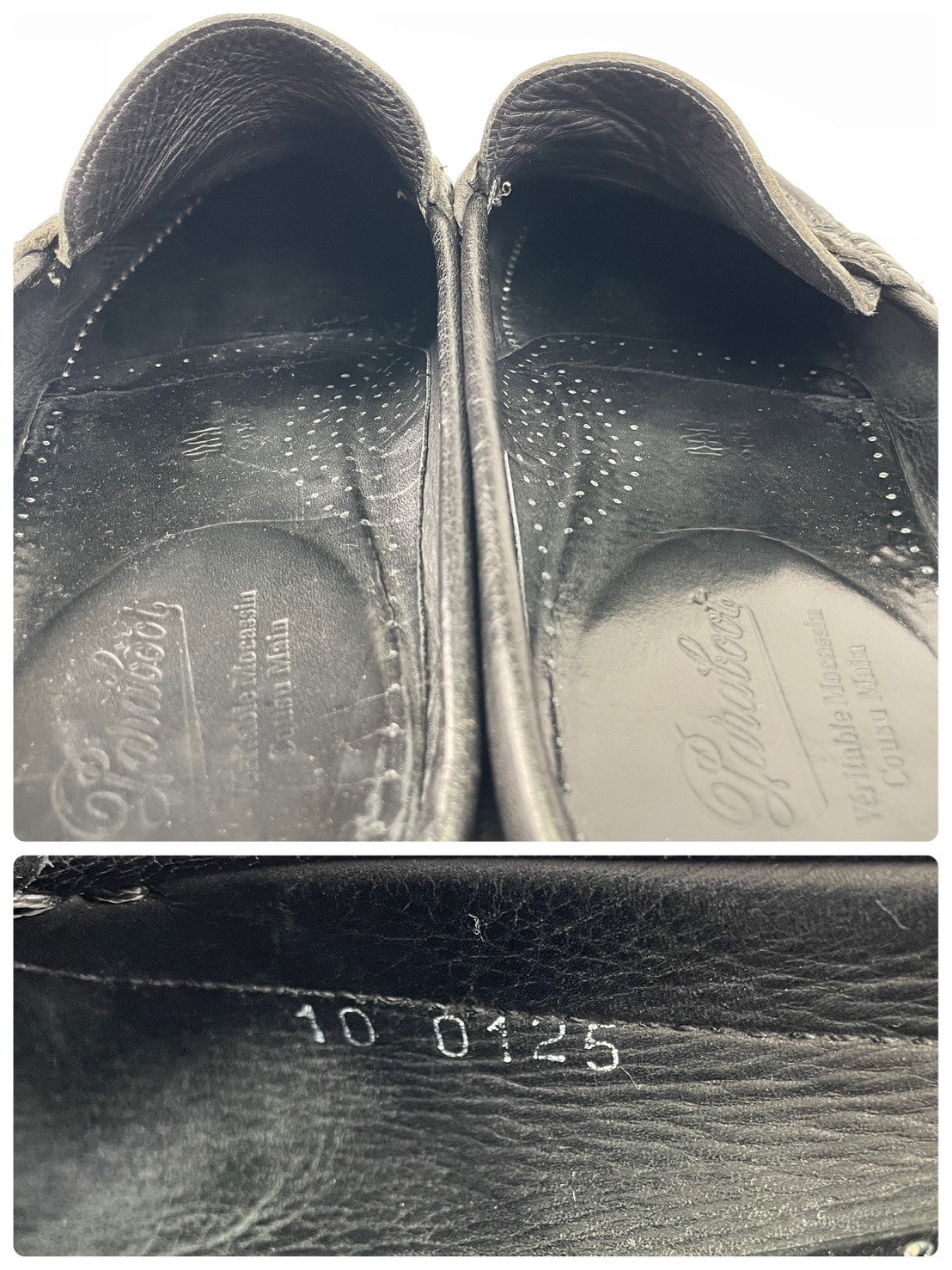 Paraboot パラブーツ BAHAMAS BIT MULE バハマ ビット ミュール UNITED ARROWS別注 黒 ブラック EU10 / 28.5cm【Ｗ3579】