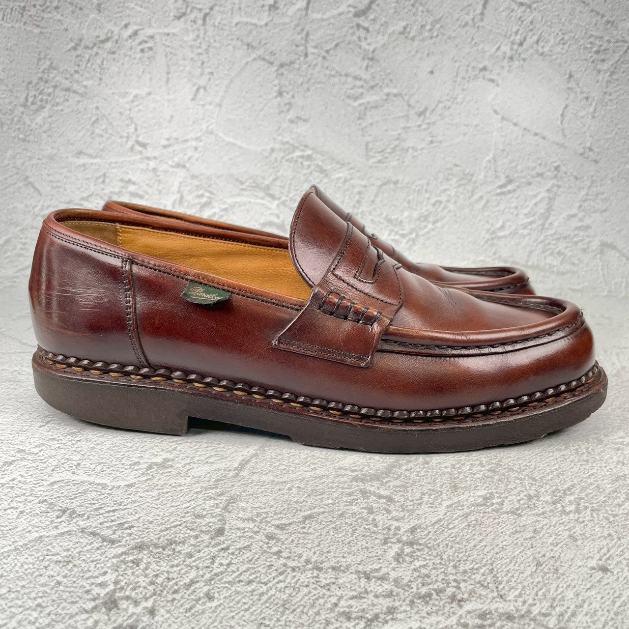 Paraboot パラブーツ REIMS ランス コインローファー 茶 ブラウン UK9.5 / 28.0cm【Ｗ3578】