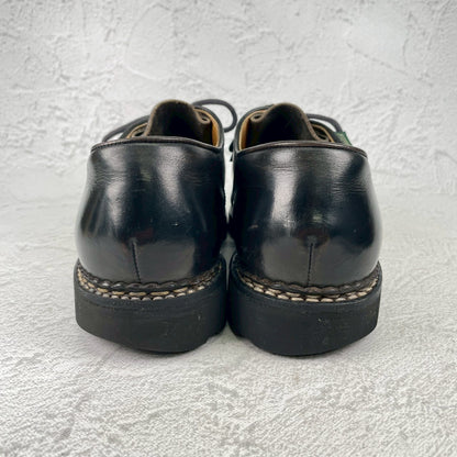 【生モノのチロリアンシューズ】Paraboot パラブーツ MICHAEL ミカエル 黒 ブラック EU43 / 27.5cm【Ｗ3577】