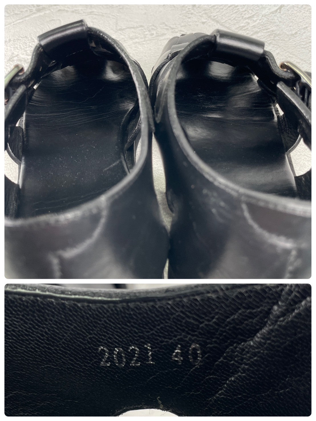 【大人の夏を格上げする】Paraboot パラブーツ PACIFIC パシフィック グルカサンダル 黒 ブラック EU40 / 24.5~25.0cm【Ｗ3576】