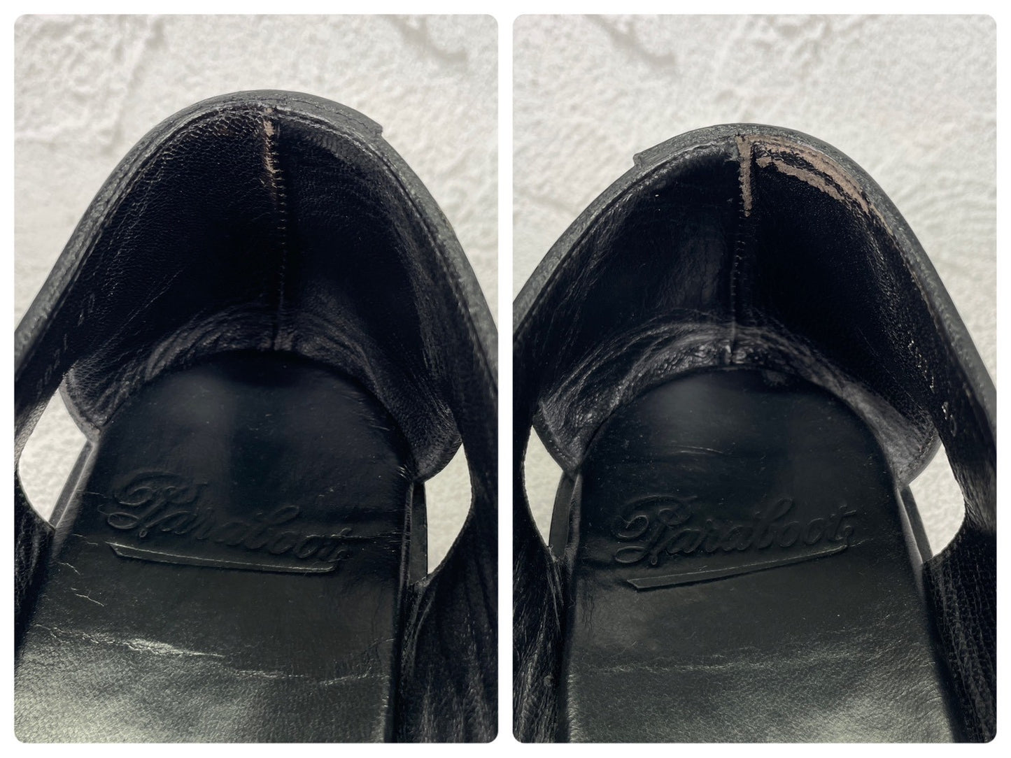 【大人の夏を格上げする】Paraboot パラブーツ PACIFIC パシフィック グルカサンダル 黒 ブラック EU40 / 24.5~25.0cm【Ｗ3576】
