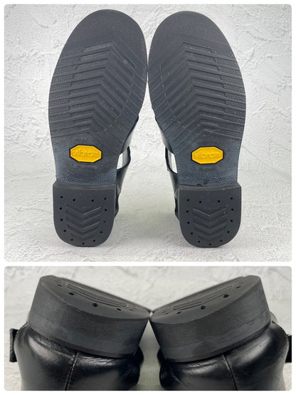 【大人の夏を格上げする】Paraboot パラブーツ PACIFIC パシフィック グルカサンダル 黒 ブラック EU40 / 24.5~25.0cm【Ｗ3576】