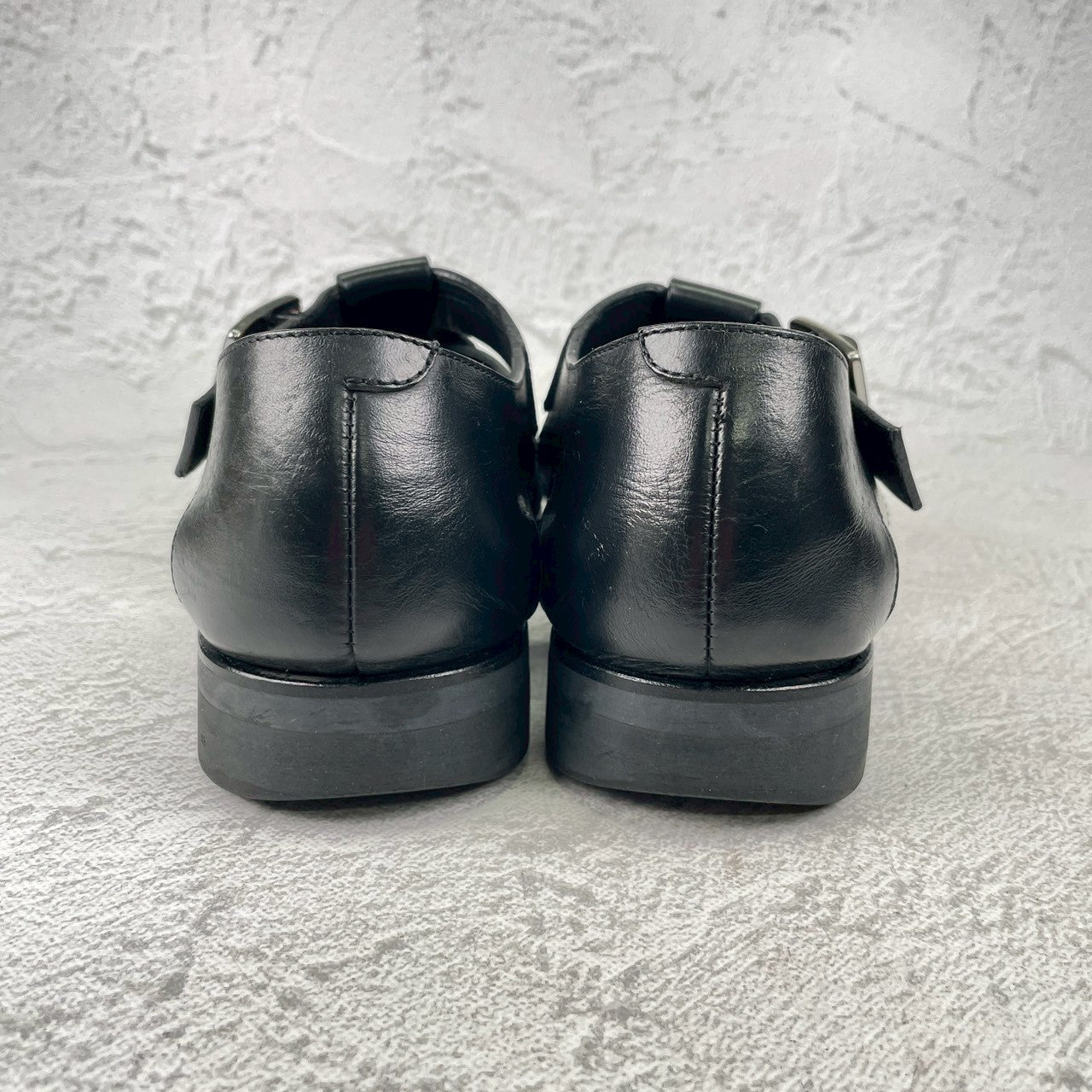 【大人の夏を格上げする】Paraboot パラブーツ PACIFIC パシフィック グルカサンダル 黒 ブラック EU40 / 24.5~25.0cm【Ｗ3576】