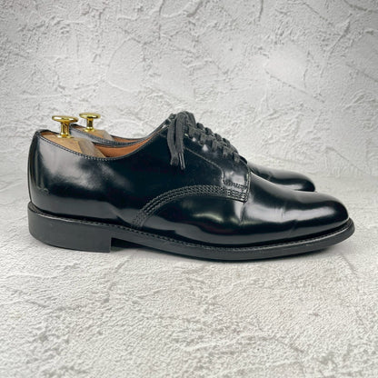 SANDERS サンダース MILITARY DERBY SHOE 1384B ミリタリー ダービー シューズ 黒 ブラック UK7.5 / 26.5cm【W3575】