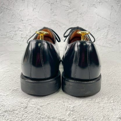 SANDERS サンダース MILITARY DERBY SHOE 1384B ミリタリー ダービー シューズ 黒 ブラック UK7.5 / 26.5cm【W3575】