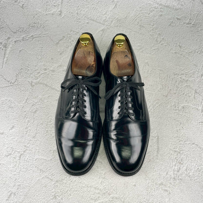 SANDERS サンダース MILITARY DERBY SHOE 1384B ミリタリー ダービー シューズ 黒 ブラック UK7.5 / 26.5cm【W3575】