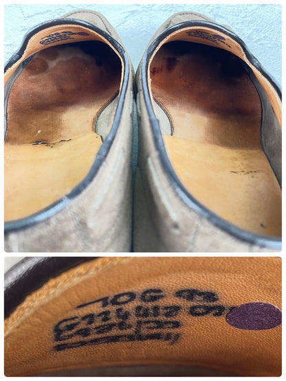 Church's チャーチ FOSBURY フォスバリー タッセルローファー スエード 薄茶 ベージュ系 UK7 / 25.5cm【Ｗ3574】