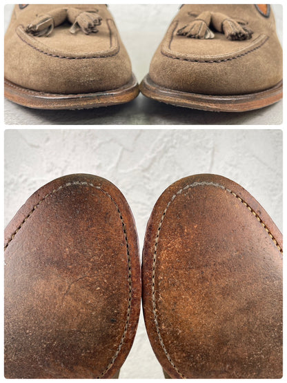 Church's チャーチ FOSBURY フォスバリー タッセルローファー スエード 薄茶 ベージュ系 UK7 / 25.5cm【Ｗ3574】